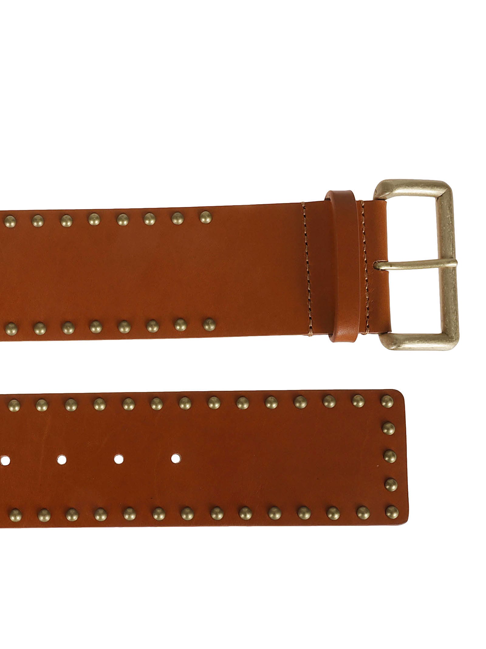 Shop Zamattio Alessia Belts Leather Brown