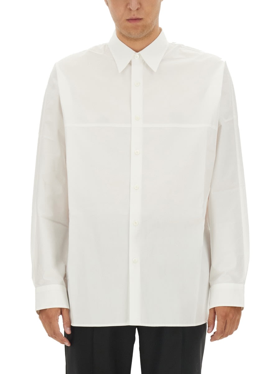 Shop Dries Van Noten Regular Fit Shirt In White