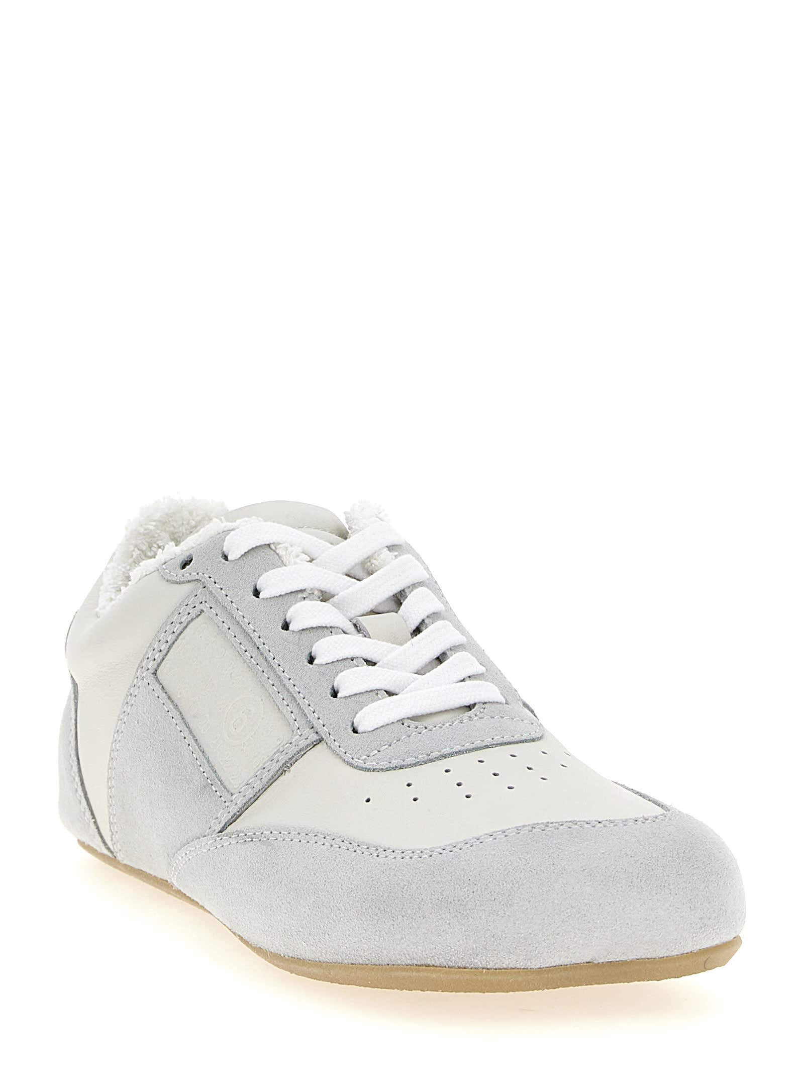 Shop Mm6 Maison Margiela Anatomic Sneakers In Gray