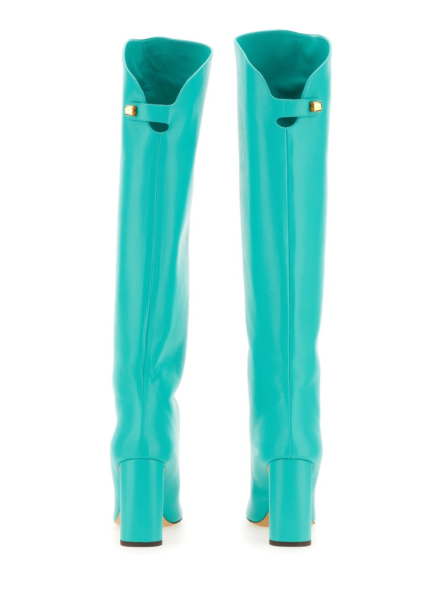 Maison Skorpios Adriana Boot In Baby Blue