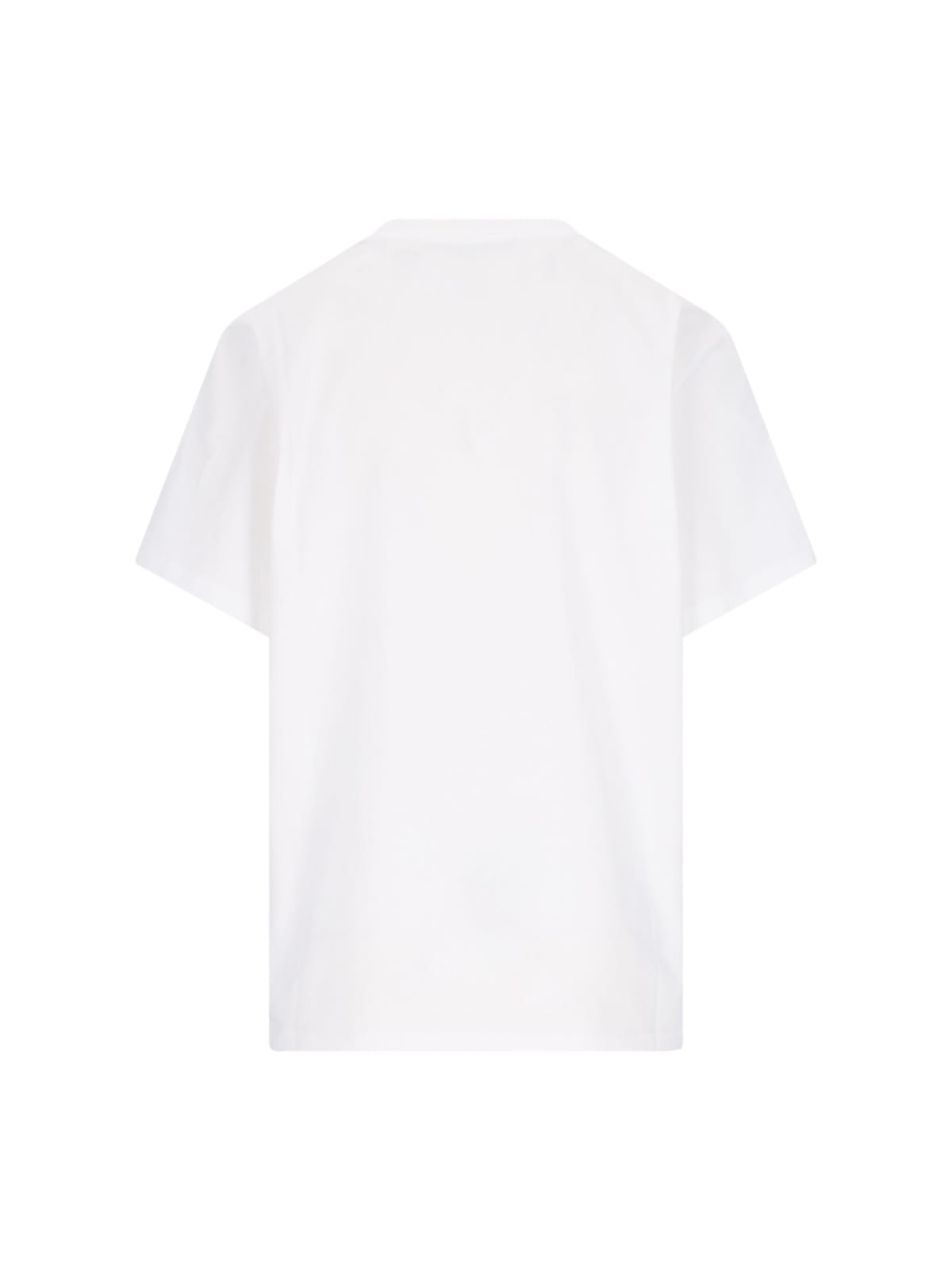 Shop Stella Mccartney Rhinestone T-shirt In White