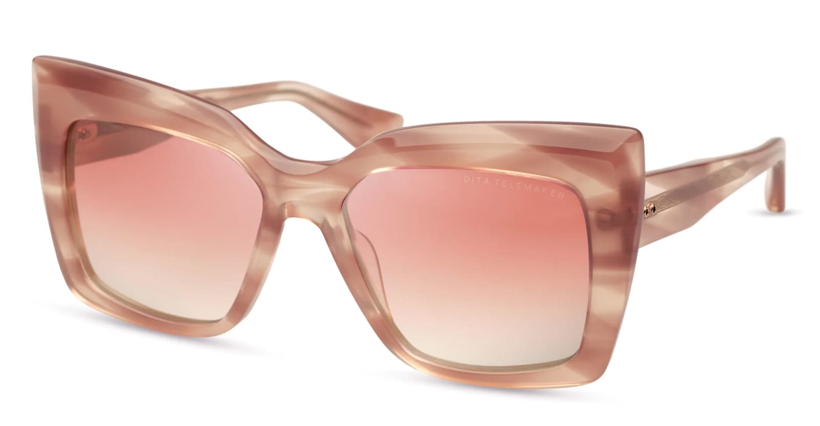 Shop Dita Telemaker - Dusty Pink Sunglasses