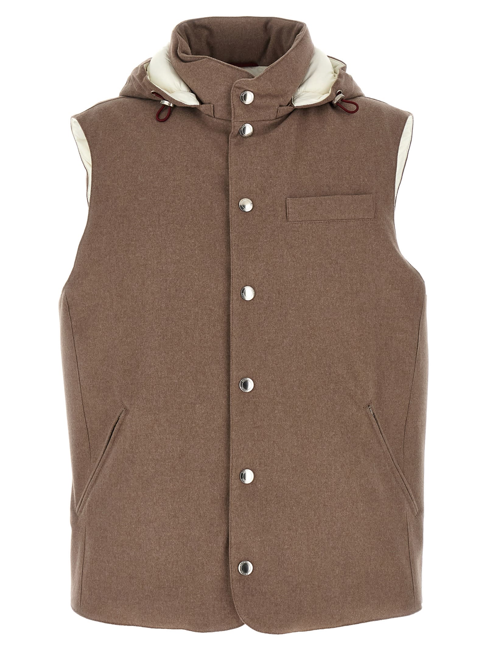 Padded Wool Vest