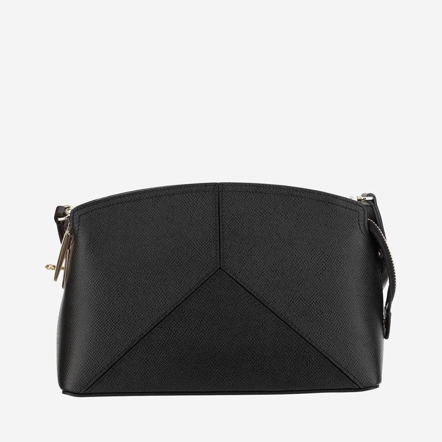 Shop Victoria Beckham Victoria Leather Shoulder Bag In Black