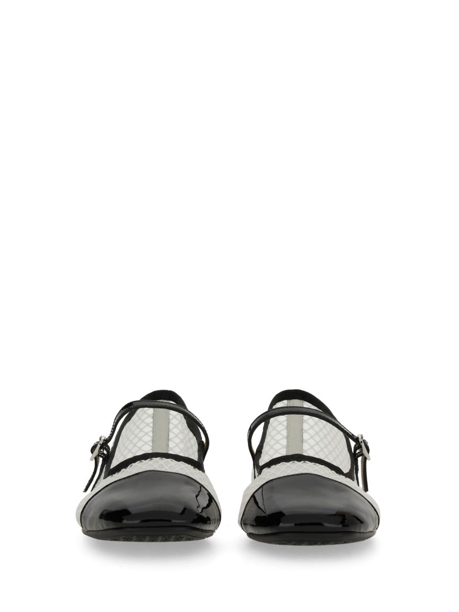 Repetto Patent-toecap Ballet Flats In Black