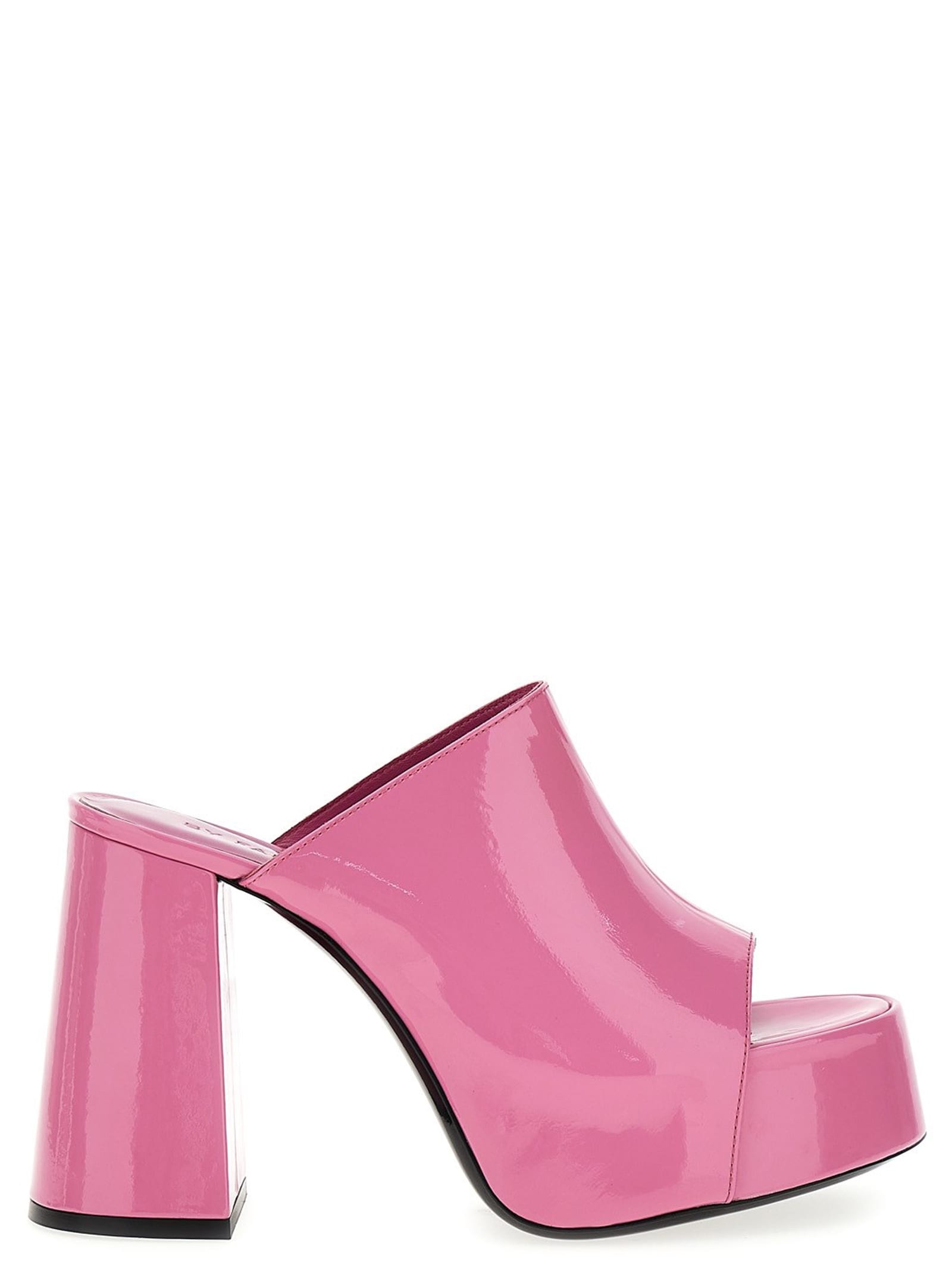 Shop By Far Brad Mules In Pink