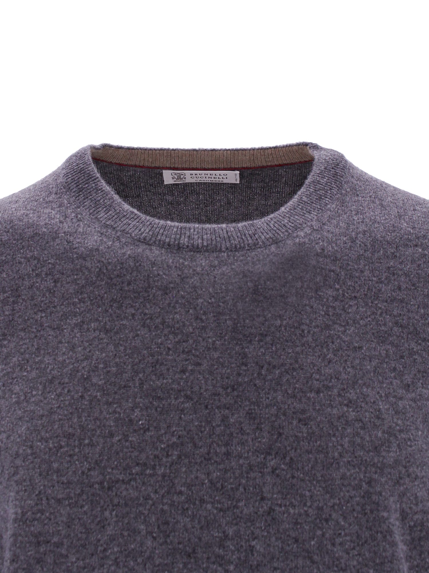 Shop Brunello Cucinelli Sweater In Grey