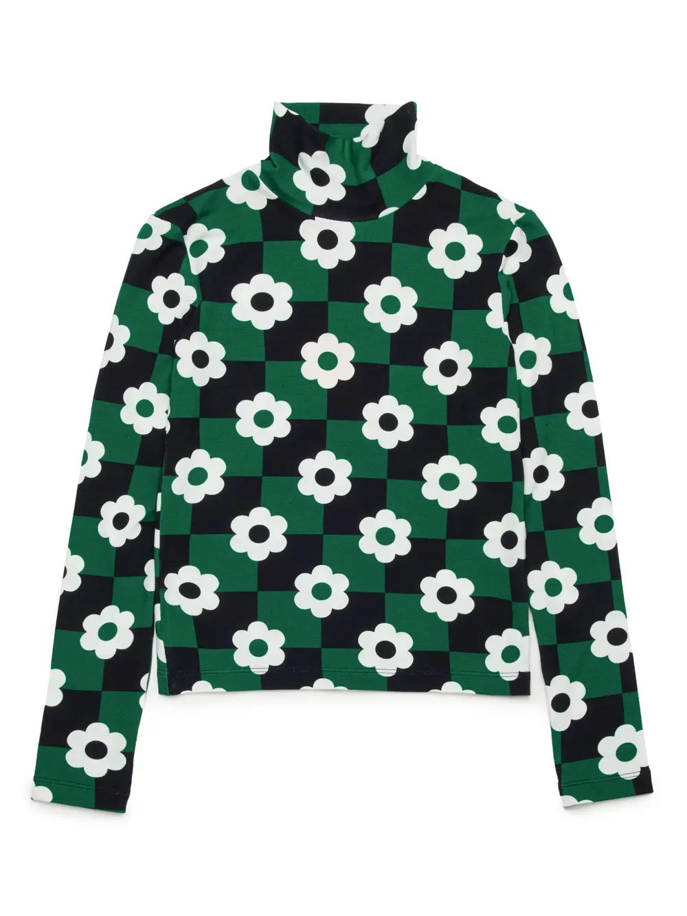 Shop Max&amp;co. Printed Turtleneck By Max&co. With Richard Quinn In Green