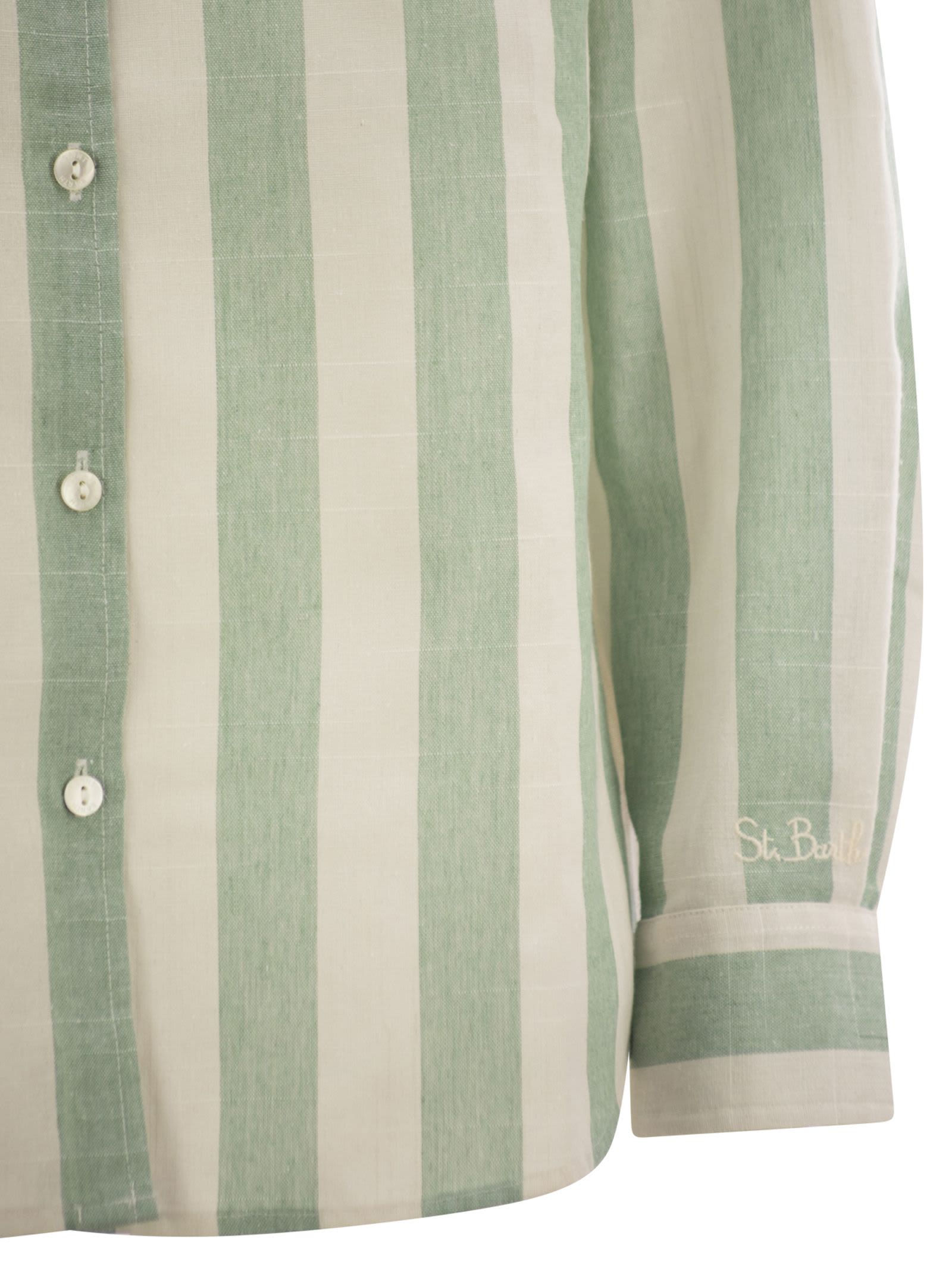 Mc2 Saint Barth Meredith Green Shirt