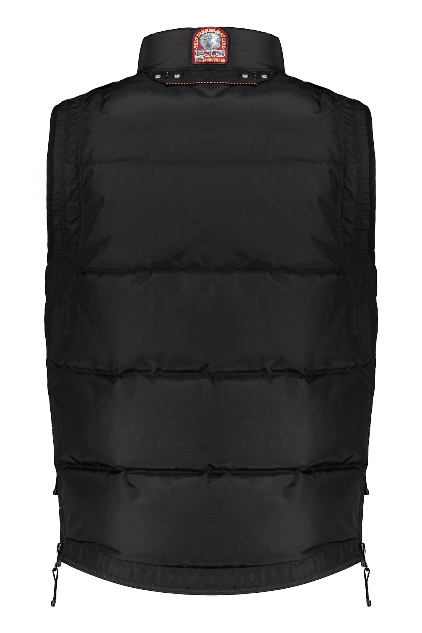 Parajumpers Elegant Black Vest And Functional For Outdoor In Black