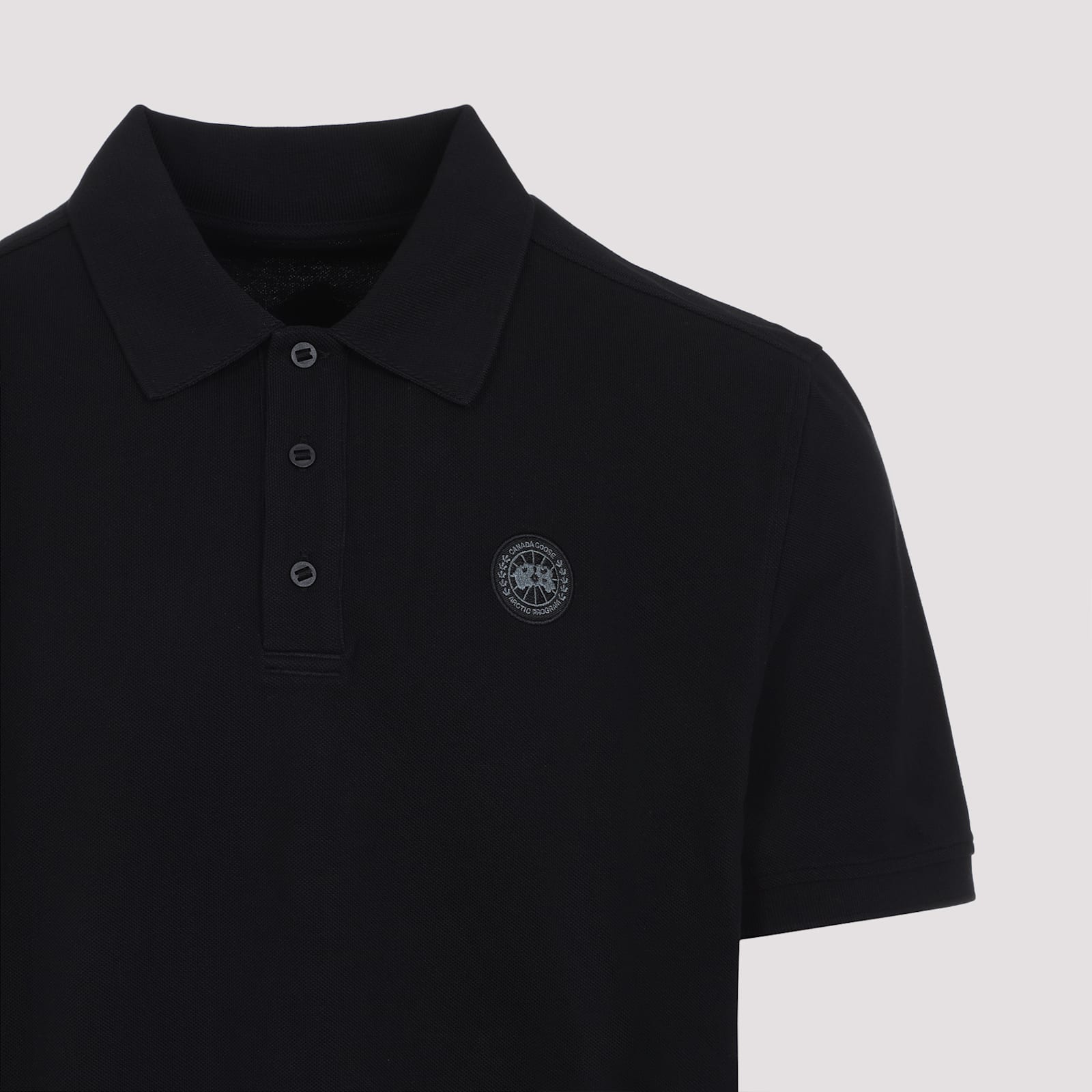 Shop Canada Goose Beckley Polo Shirt In Black