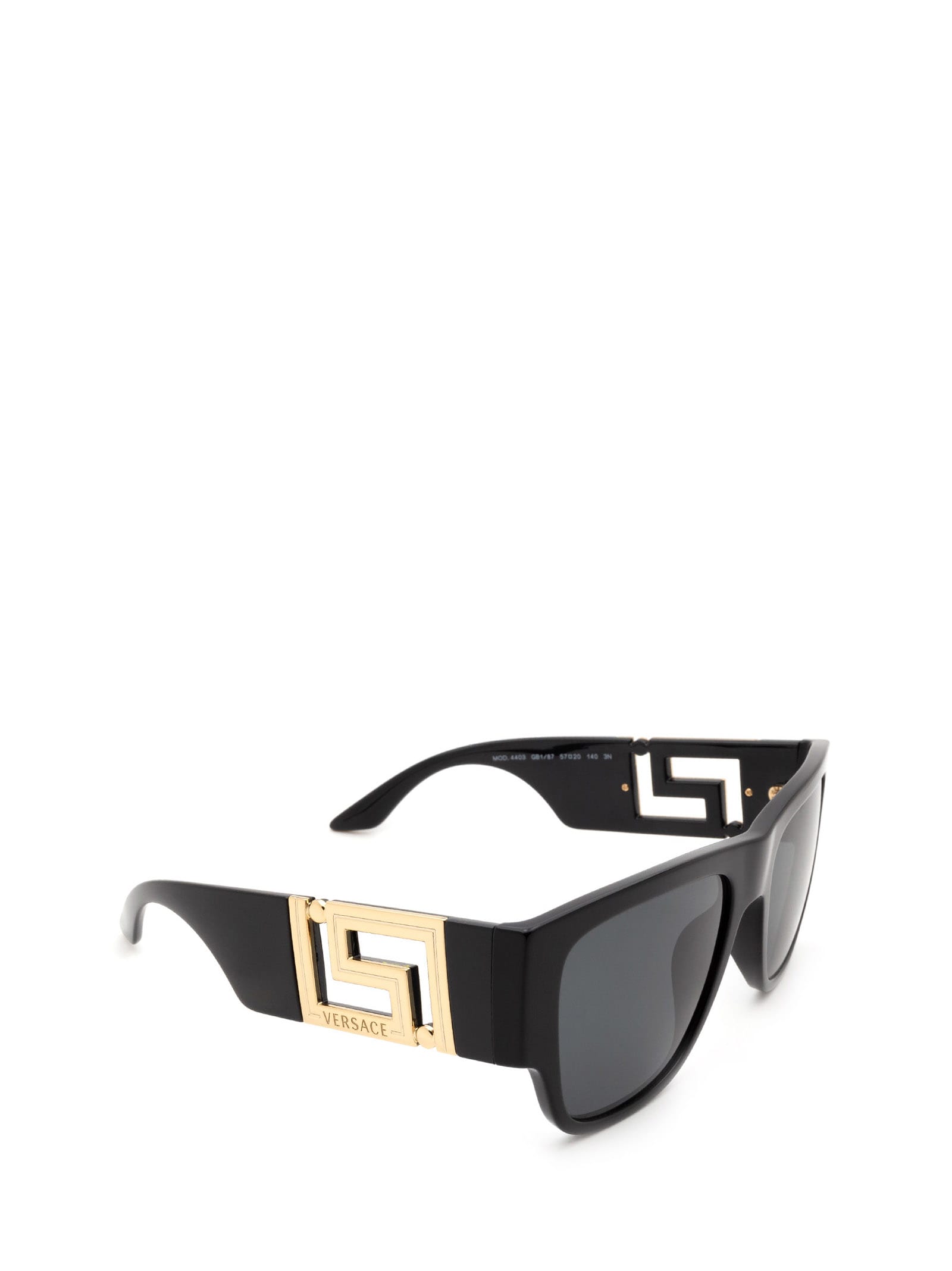 Shop Versace Ve4403 Black Sunglasses