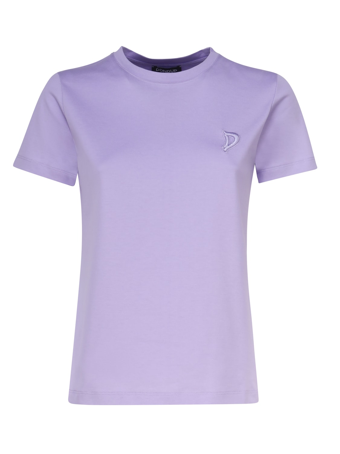 Dondup Cotton T-shirt In Purple