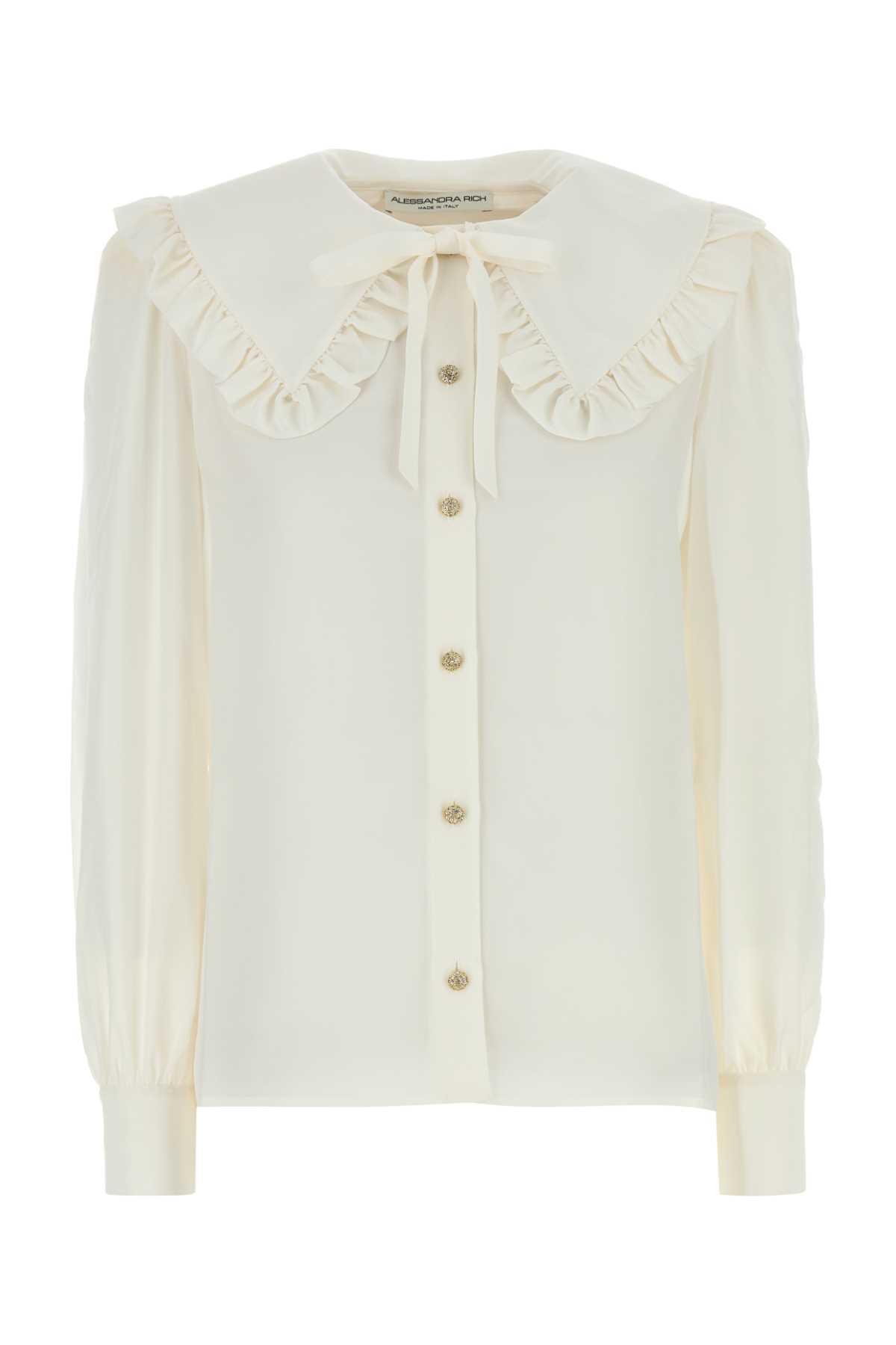 White Silk Shirt