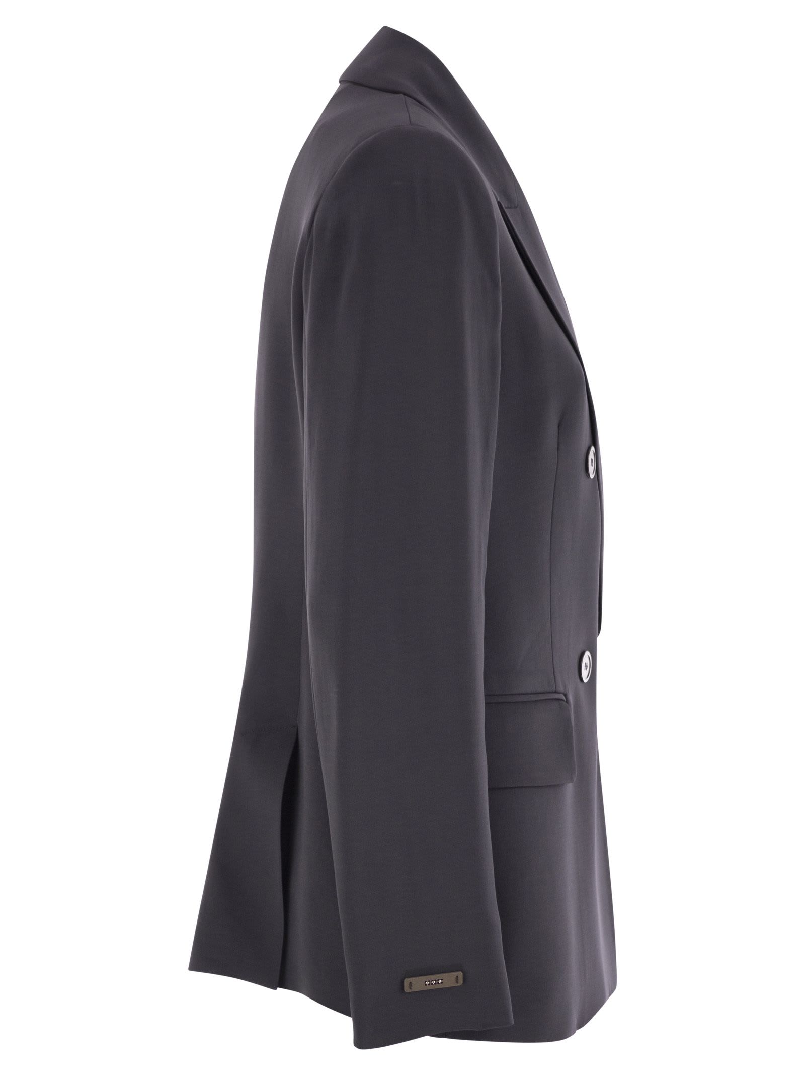 PESERICO STRETCH VISCOSE CADY BLAZER
