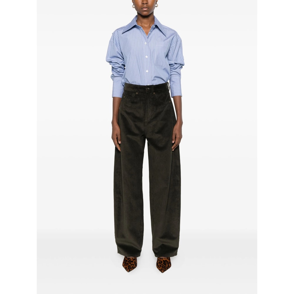 Co Chest-pocket Striped Shirt In Blue