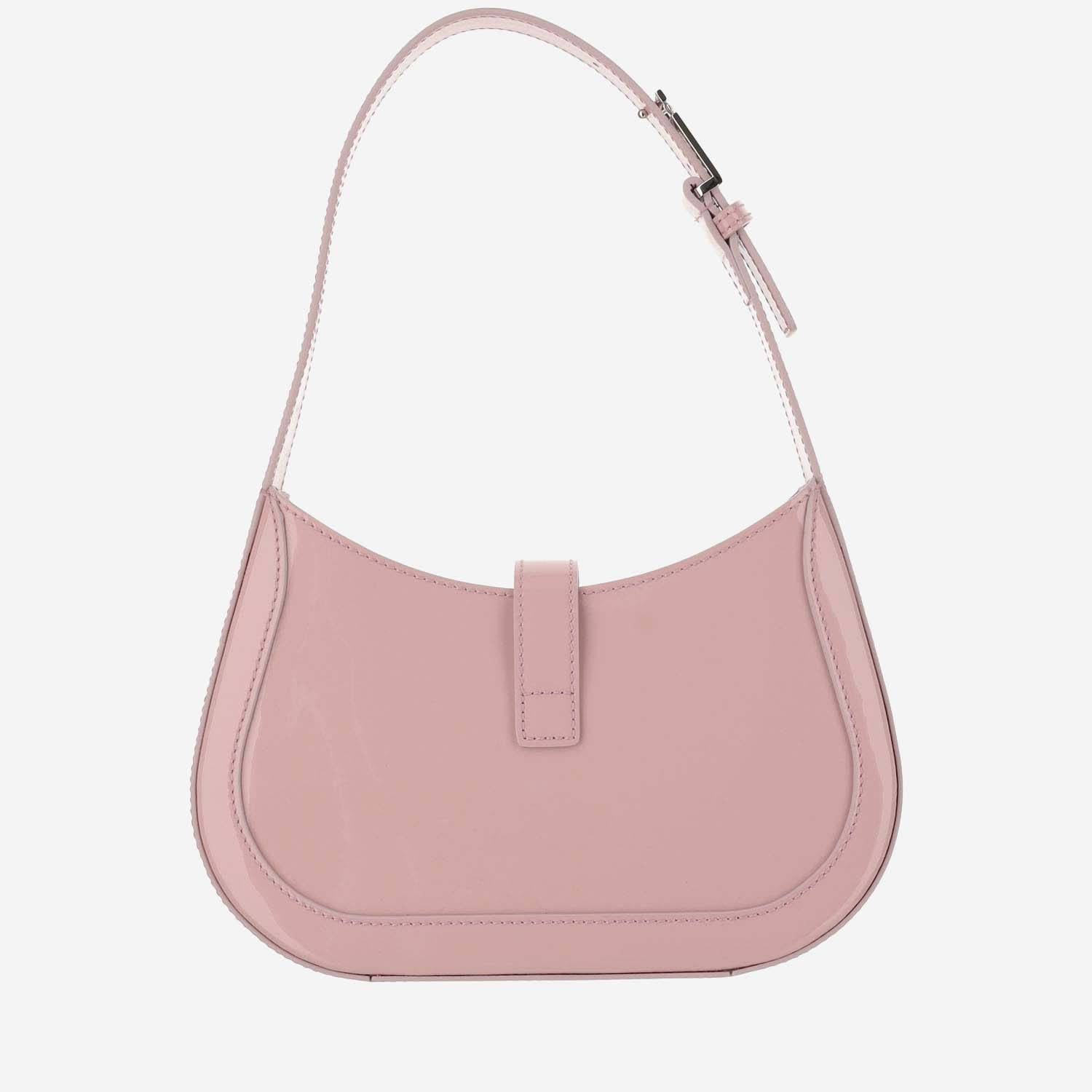 Shop Versace Goddess Greca Shoulder Bag Small In Pink