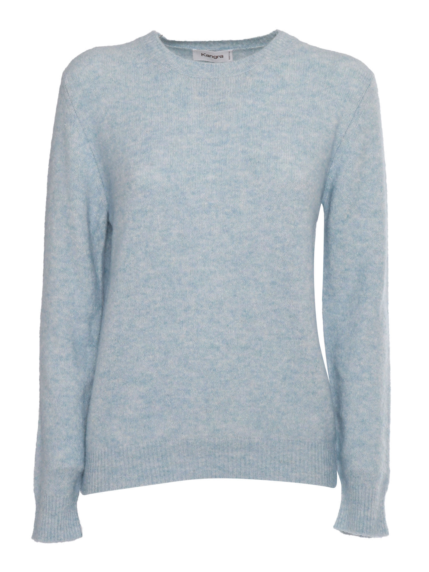 Shop Kangra Regular Fit Crewneck Sweater In Light Blue