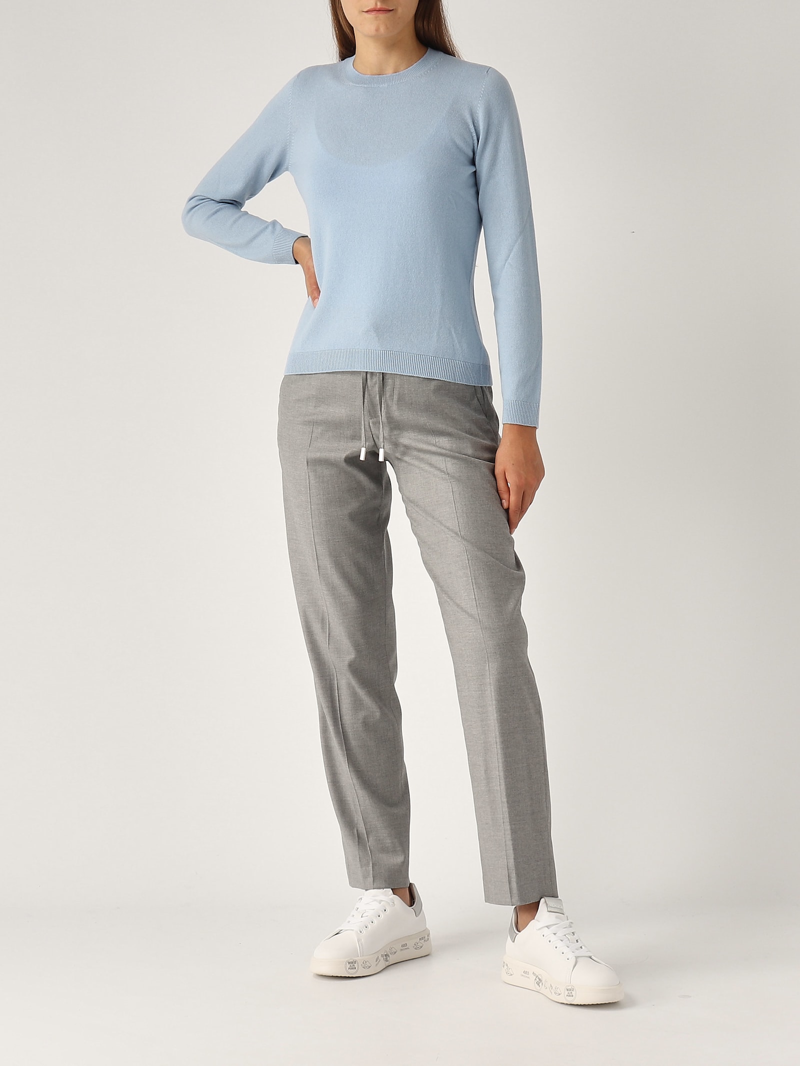 Shop Gran Sasso Wool Sweater In Cielo