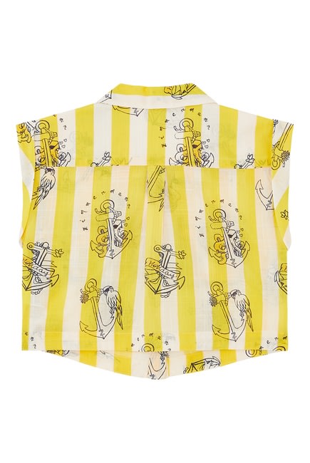 Shop Zimmermann Camicia Con Stampa In Yellow