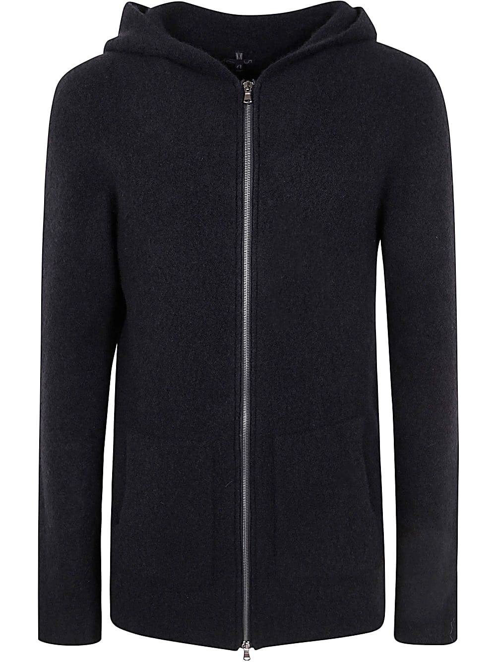 Shop Md75 Full Zip Cashmere Cardigan In Black