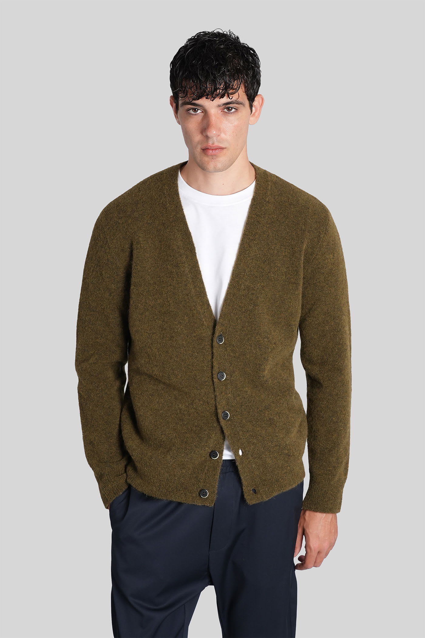 Barena Venezia Barena Gajola V-neck Cardigan In Green