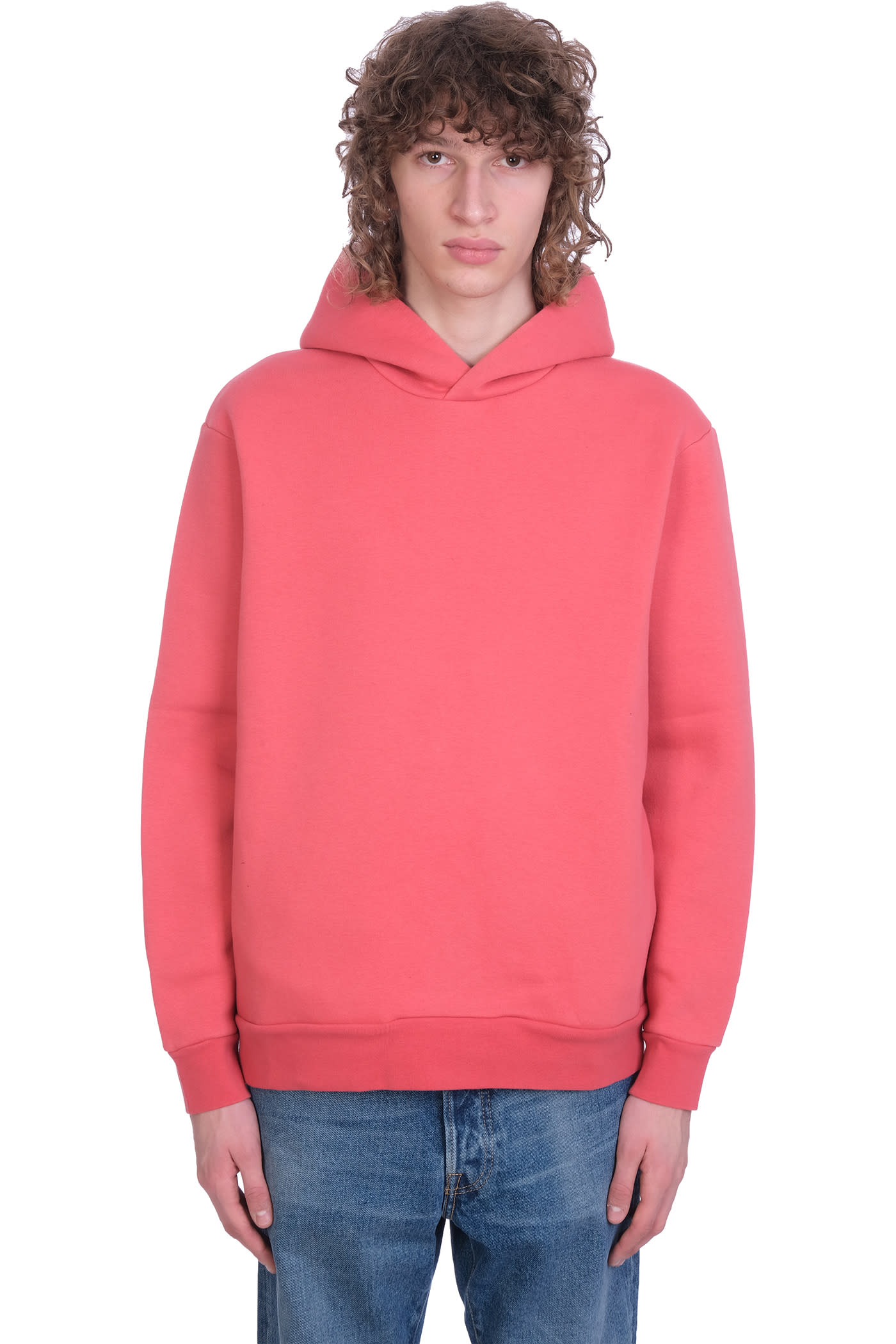 Acne Studios Sweatshirt In Rose-pink Cotton