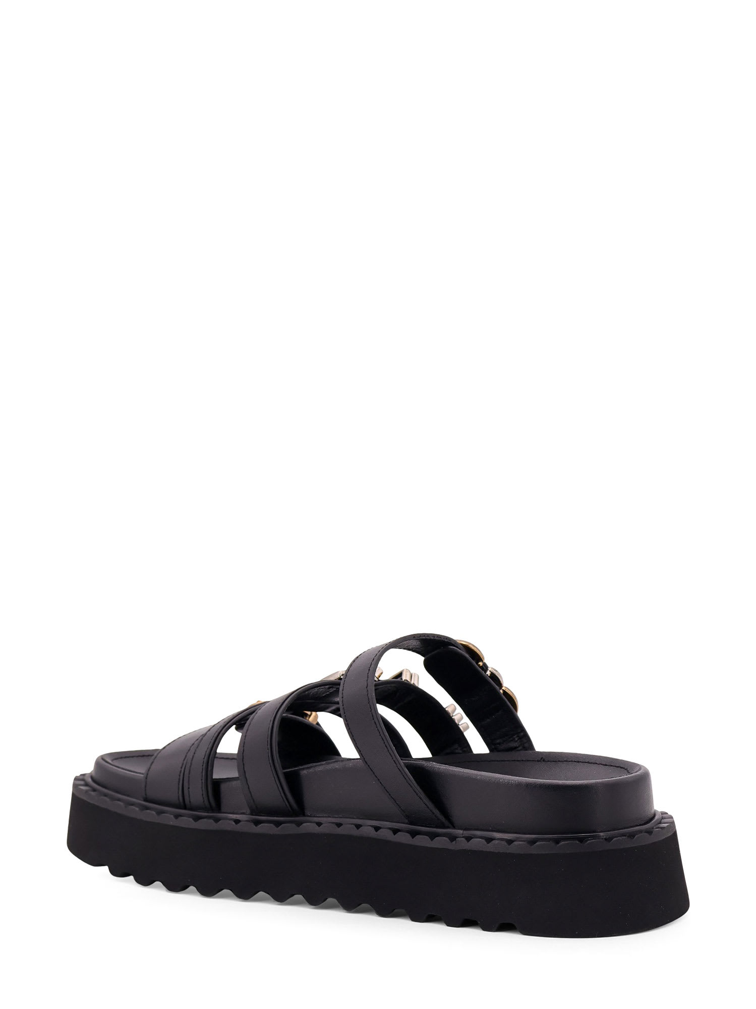 Shop Pinko Kate 02 Sandals In Black