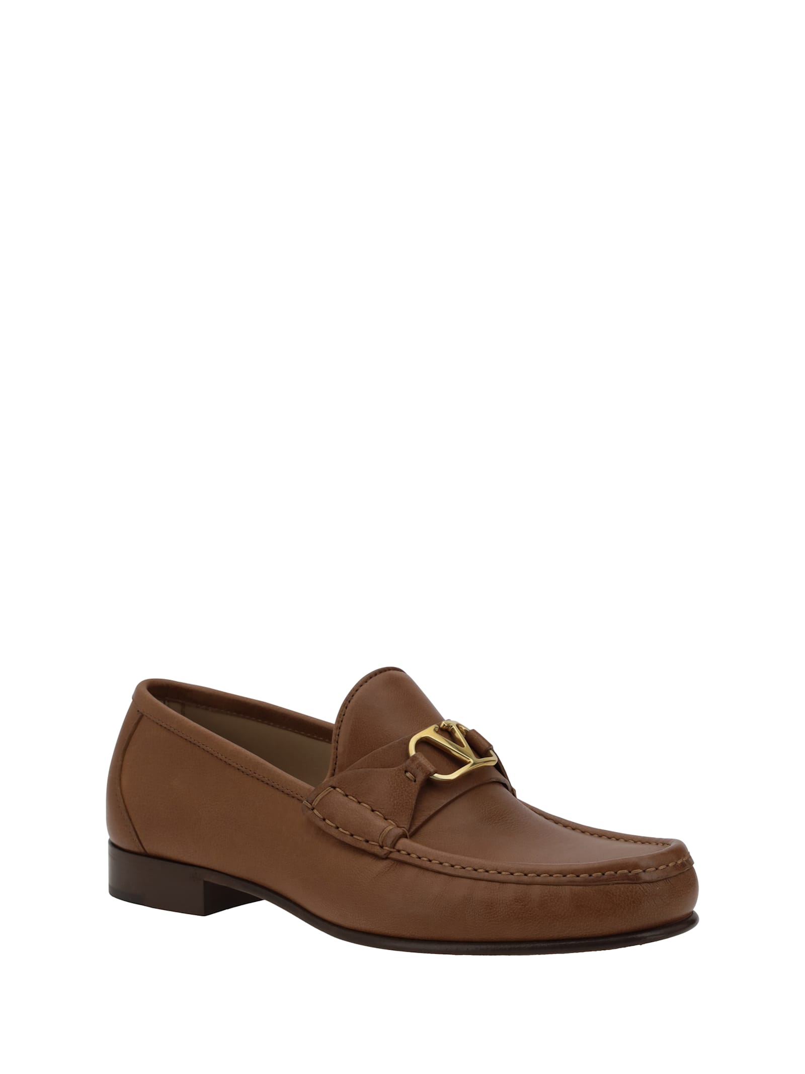 Valentino Loafers In Brown