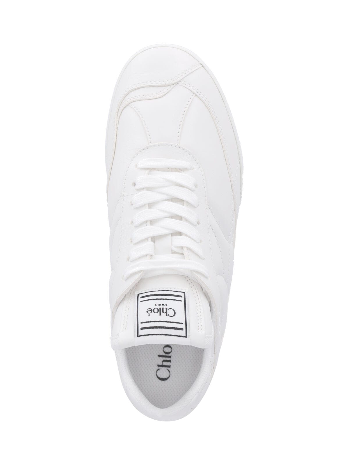 Shop Chloé Kick Sneakers In White