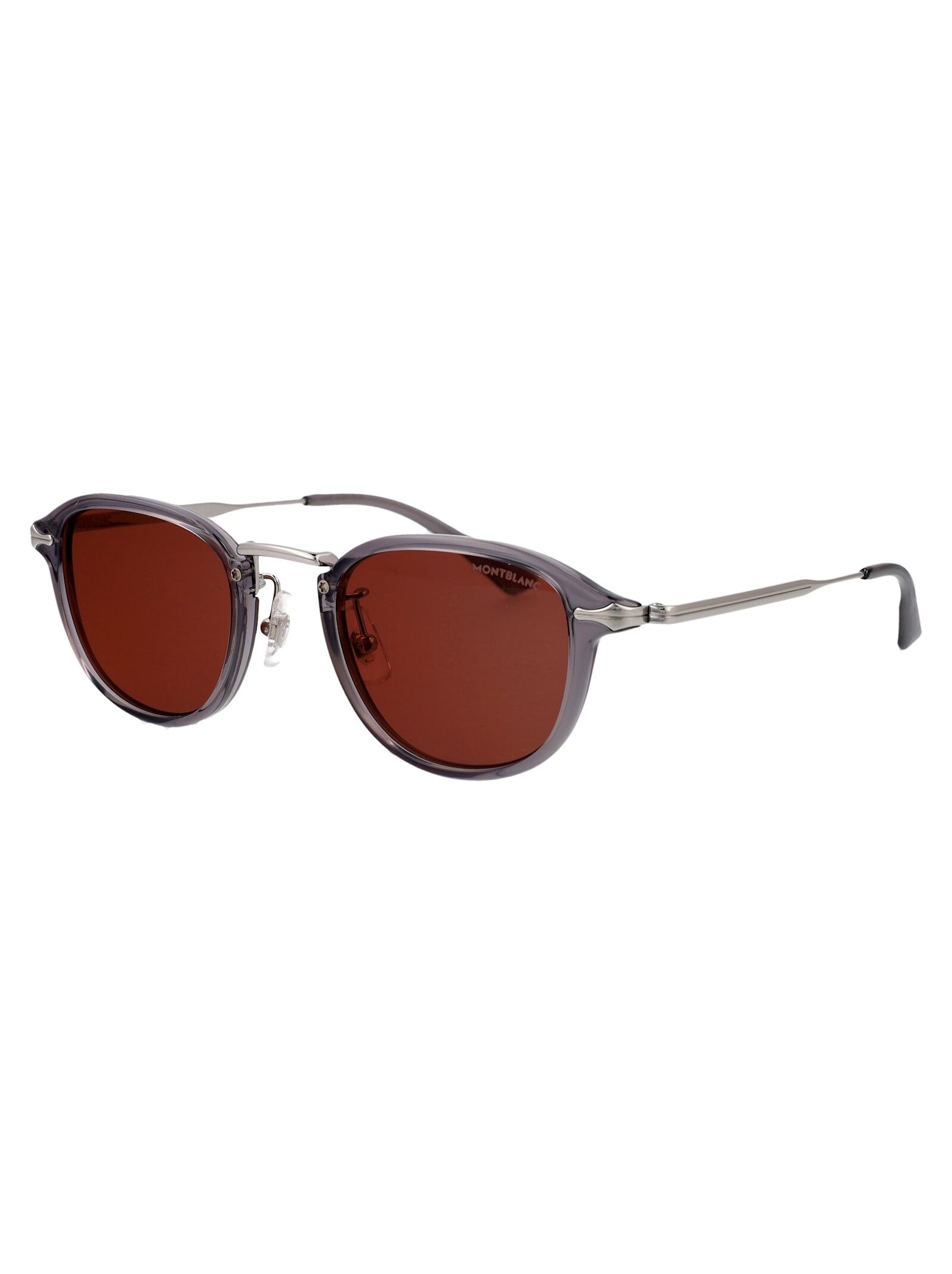 Shop Montblanc Mb0336s Sunglasses In Brown