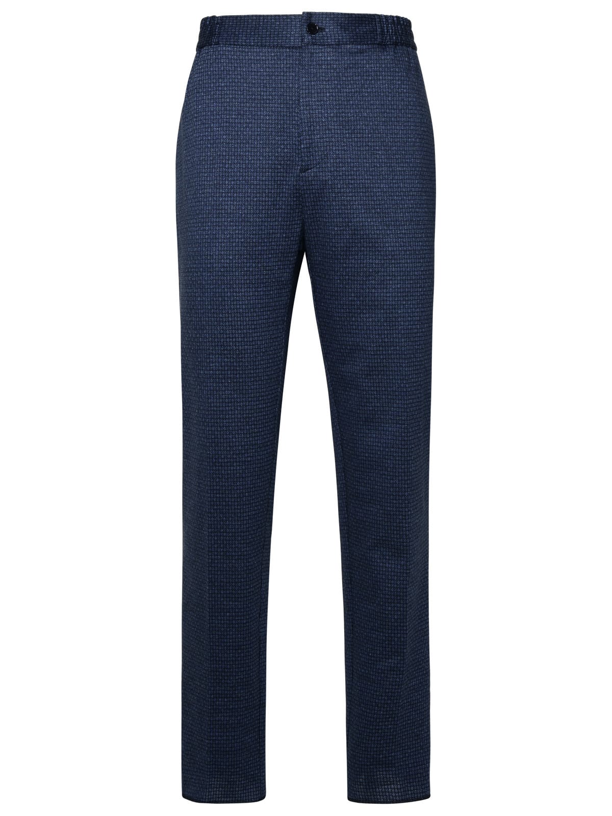 Shop Etro Blue Cotton Pants