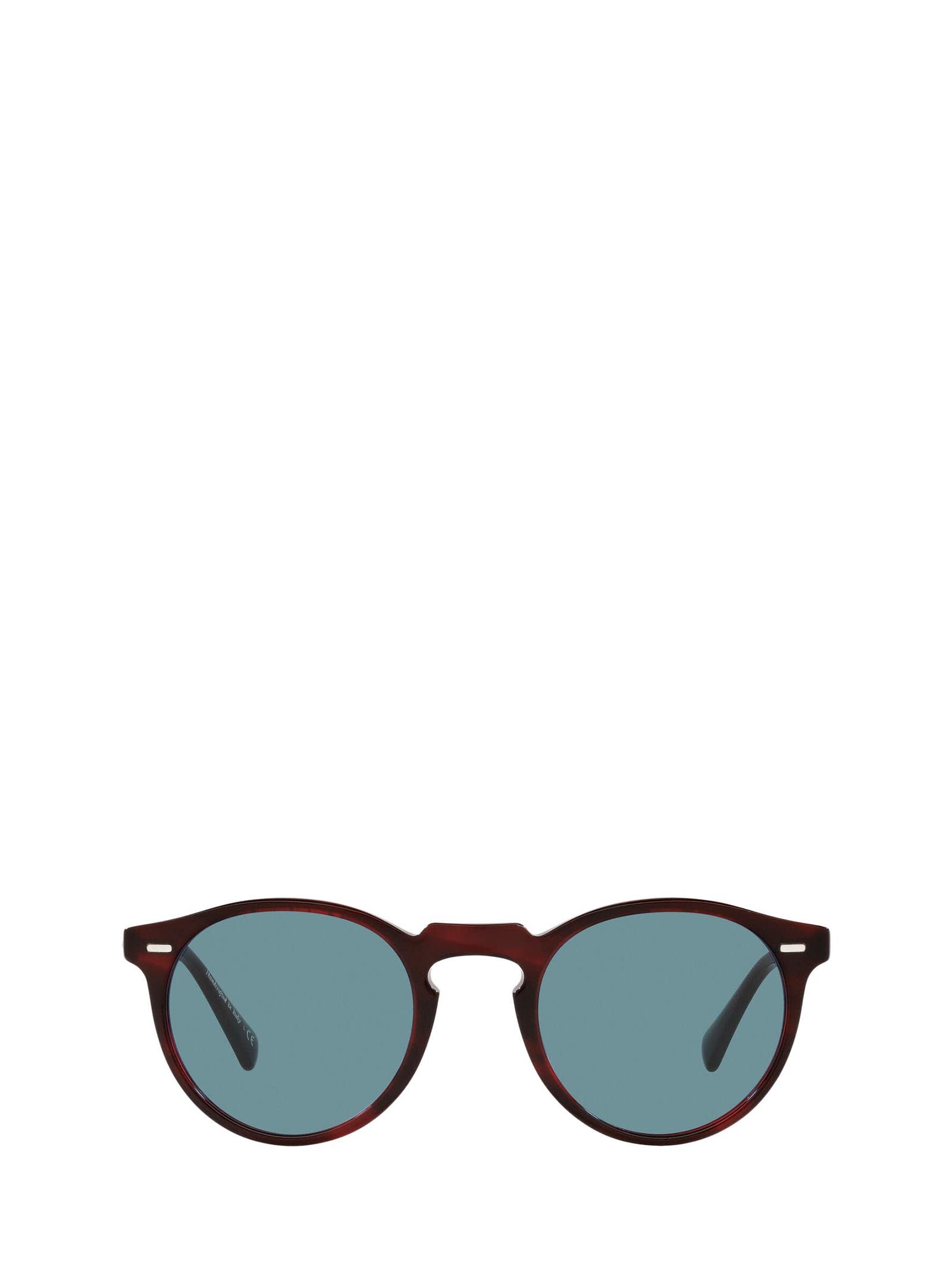 Shop Oliver Peoples Ov5217s Bordeaux Bark Sunglasses