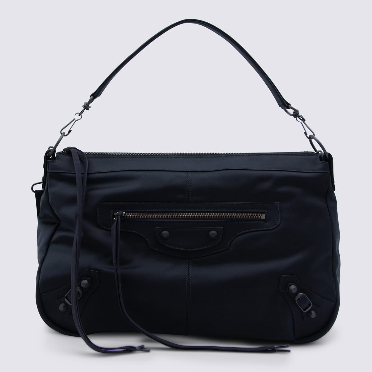 Balenciaga Black City Medium Motorcycle Shoulder Bag
