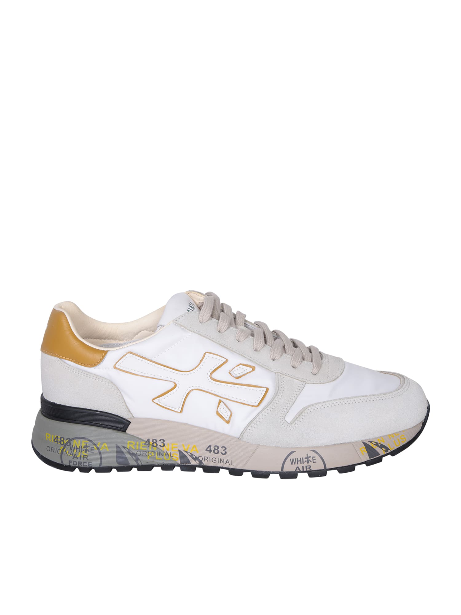 Shop Premiata Mick Bianco Sneakers In White