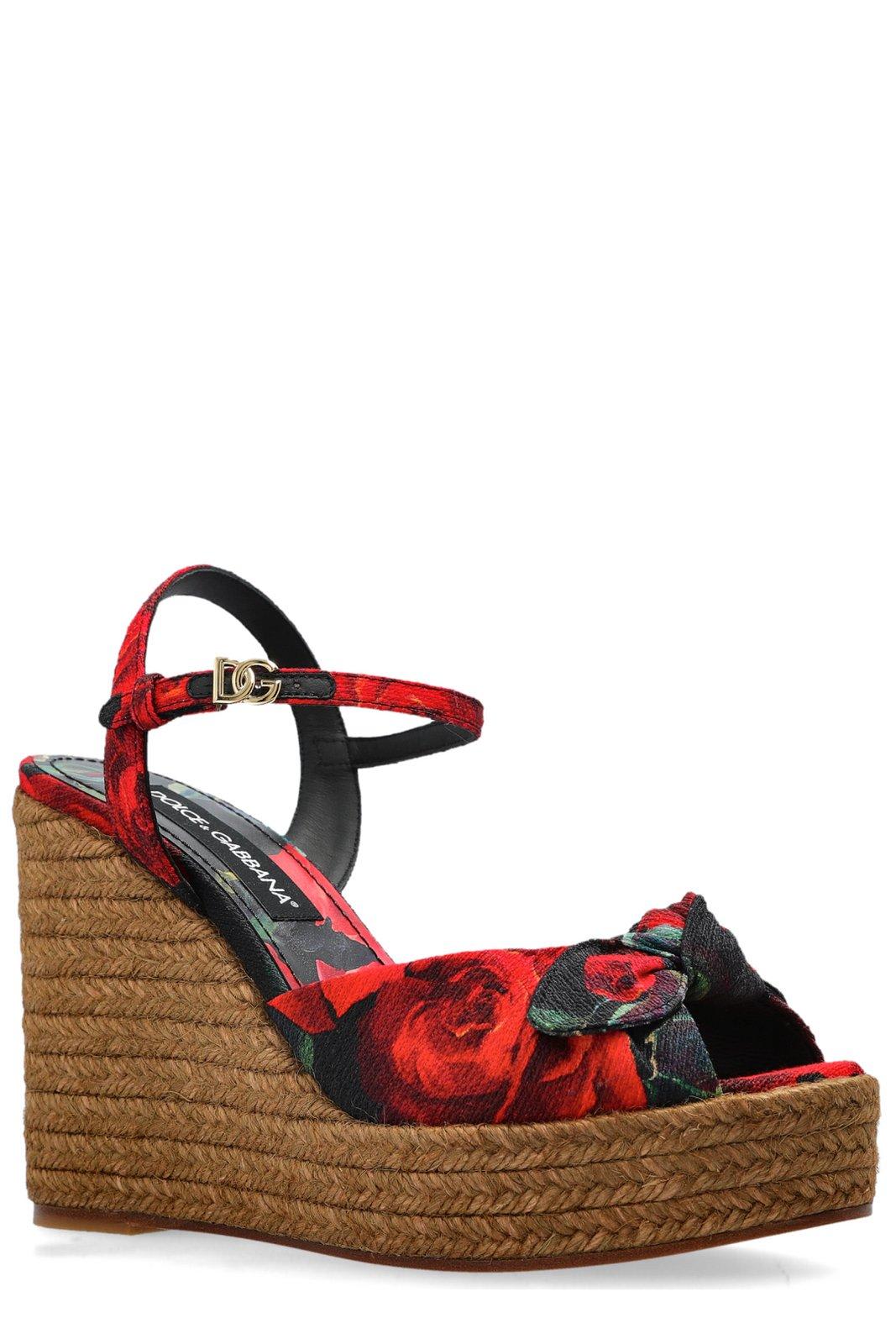 Dolce & Gabbana 90mm Lolita Sandals In Red