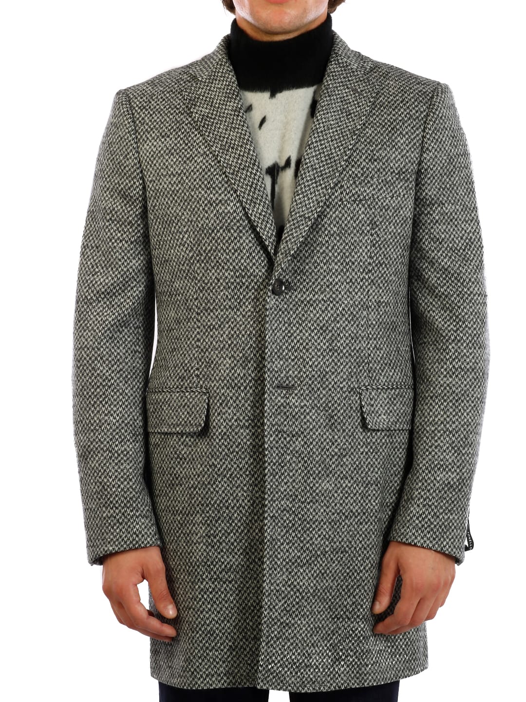 Tonello Gray Wool Coat
