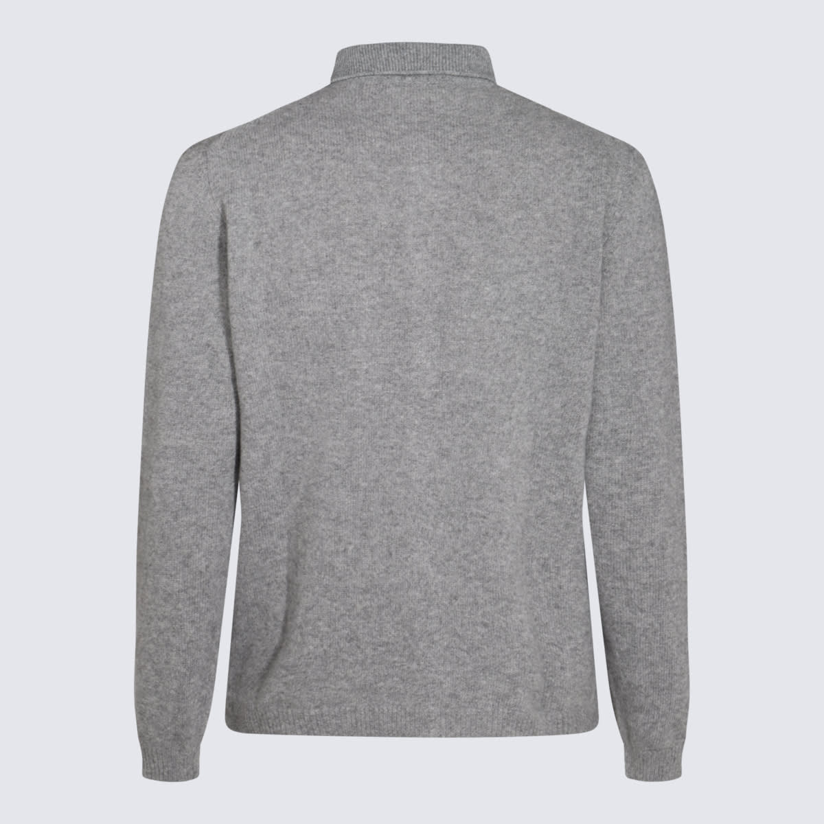 Shop Canali Grey Wool Knitwear