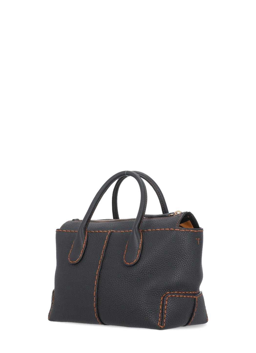 Shop Tod's Leather Shoulder Bag In Black