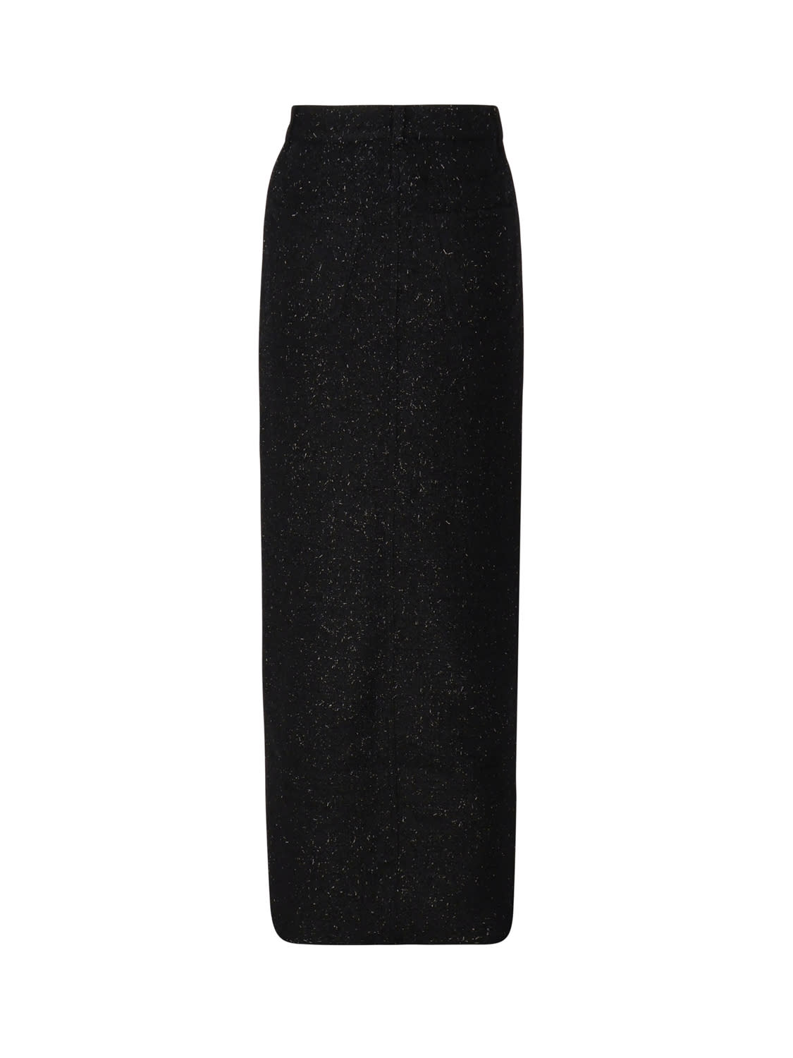 Shop Self-portrait Boucle Maxi Skirt In Black