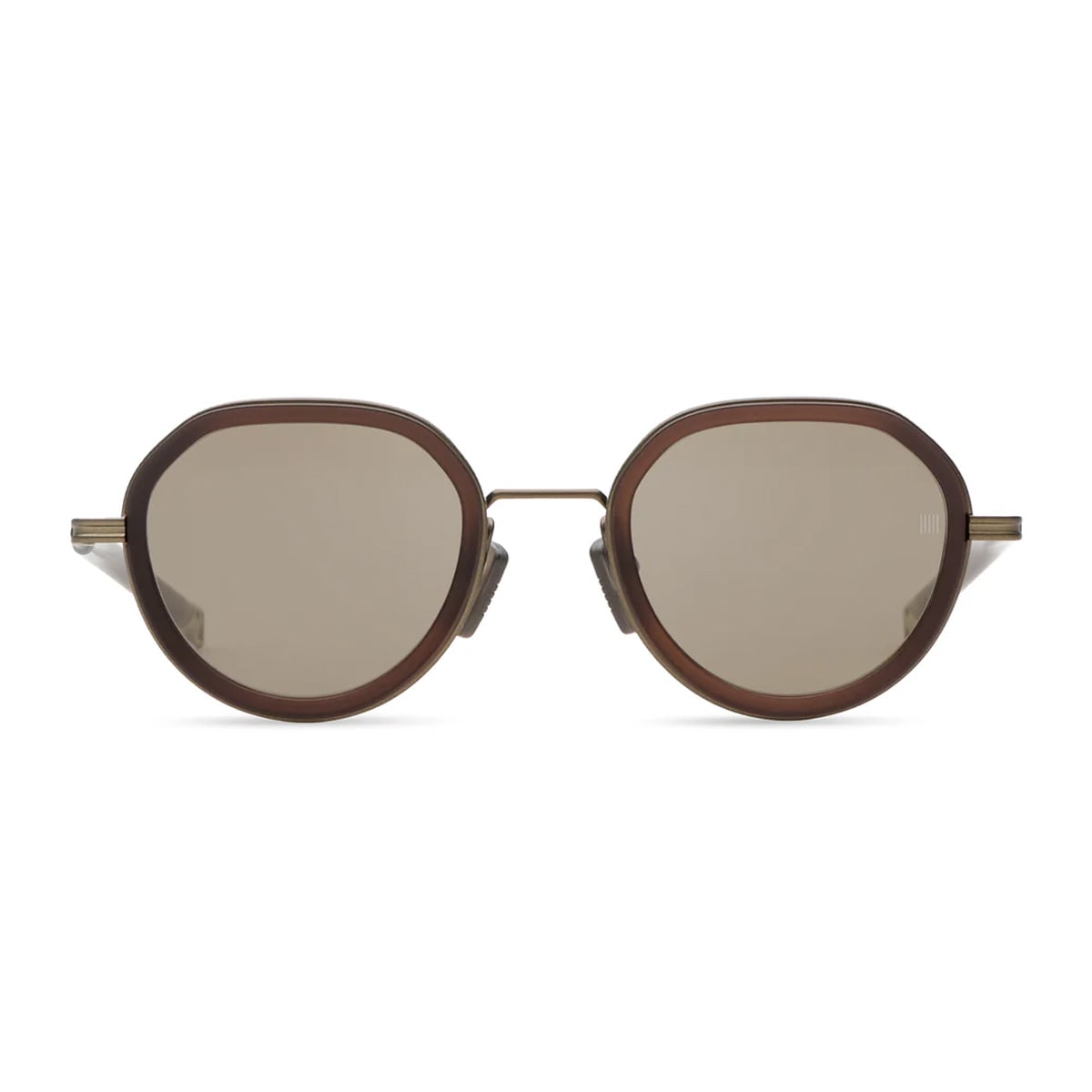 Dita Lancier Lsa 432 03 Black Sand Sunglasses In Brown
