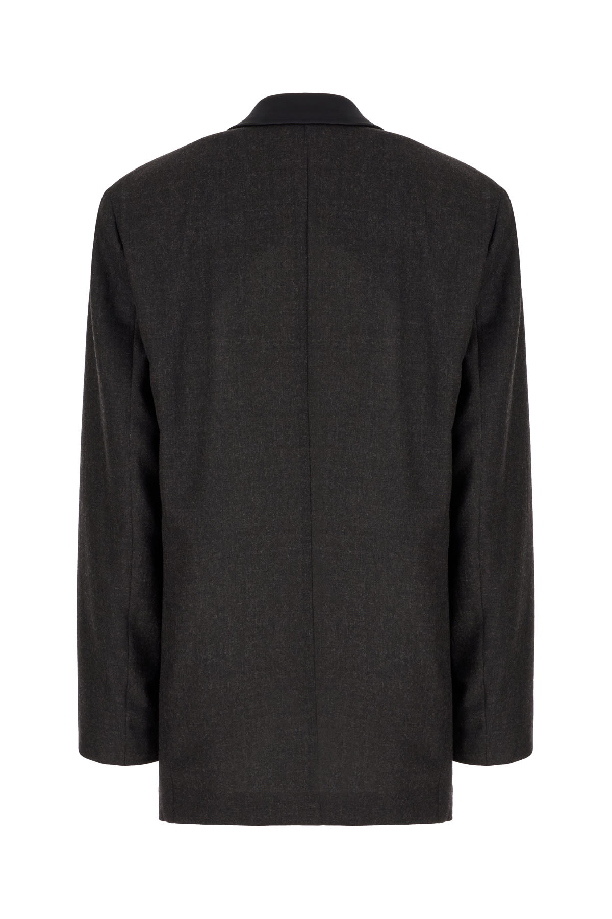 Alberta Ferretti Slate Wool Blazer In Blue