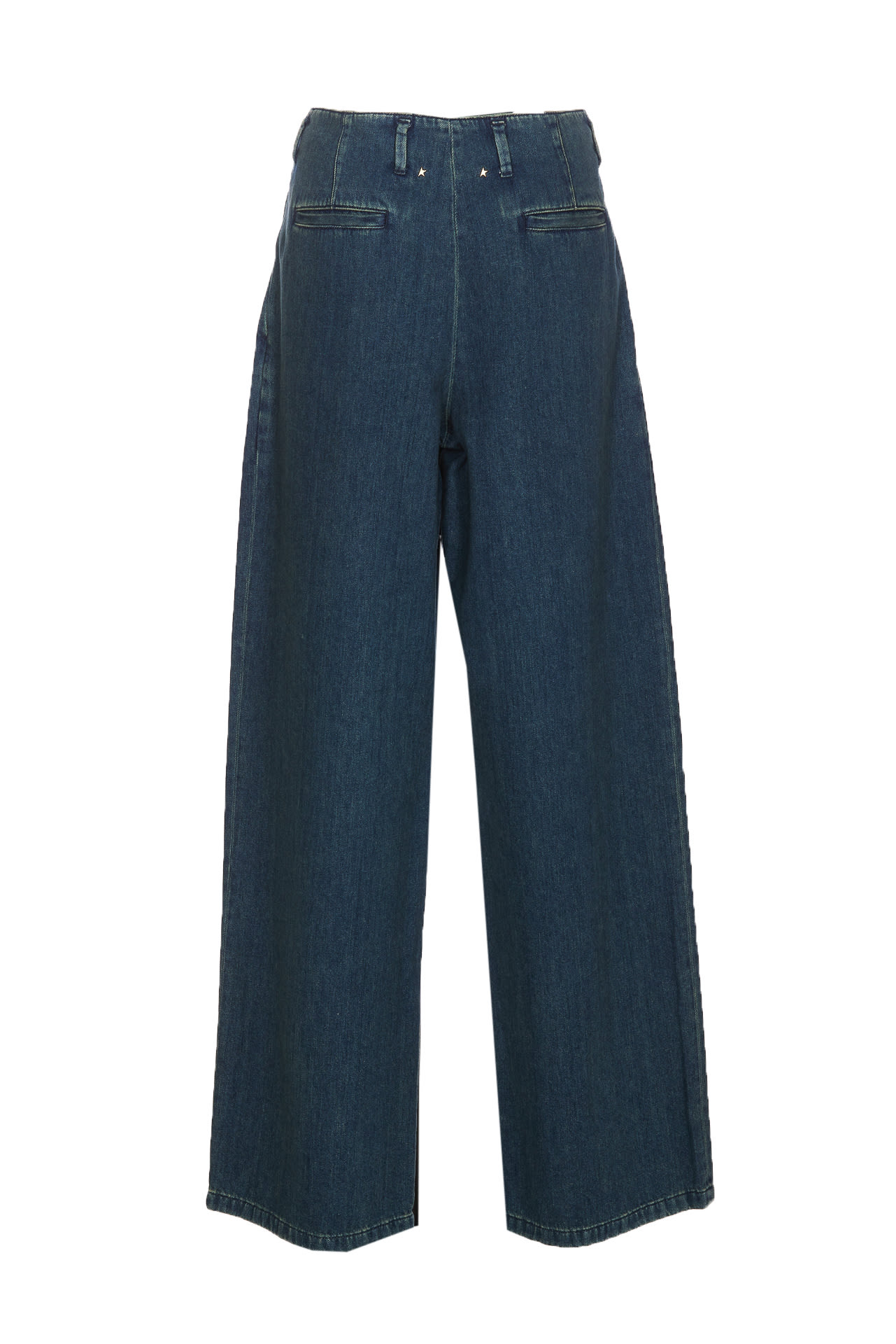 Shop Golden Goose Denim Classic Medium Pants In Blue