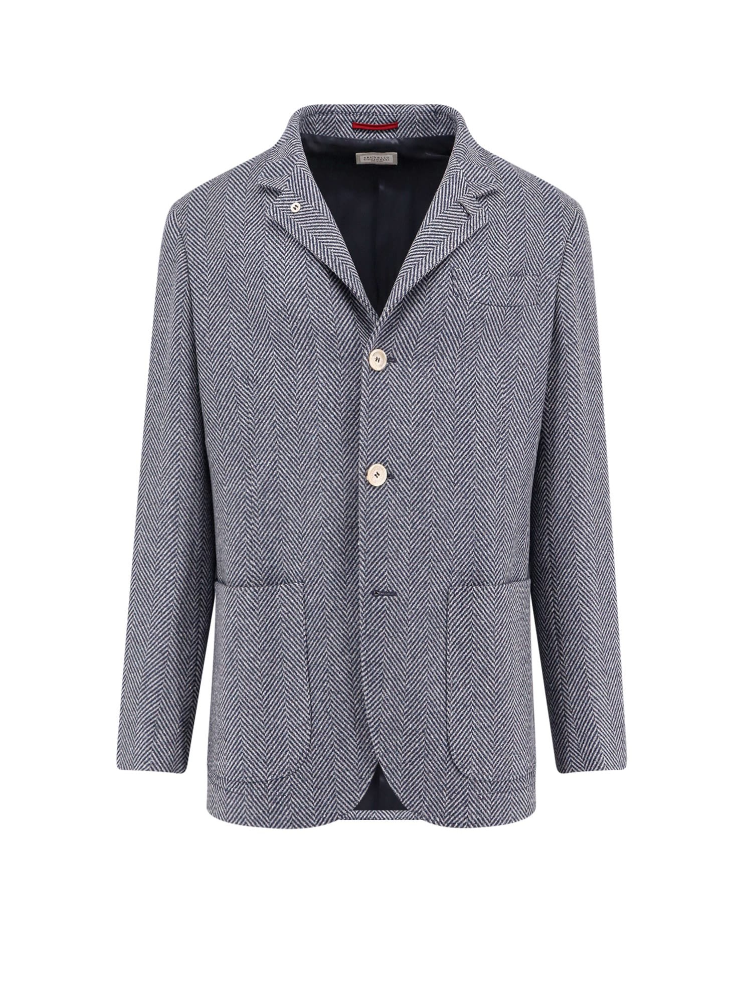 Shop Brunello Cucinelli Blazer In Blue