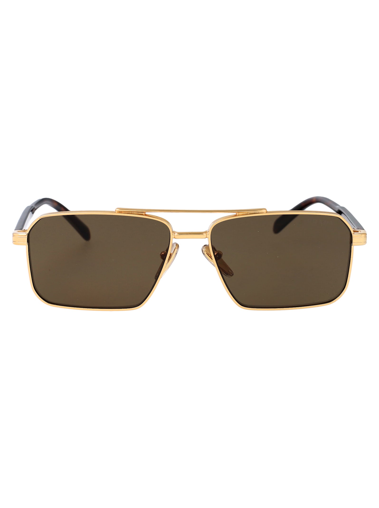 Prada 0pr A57s Sunglasses In Gold