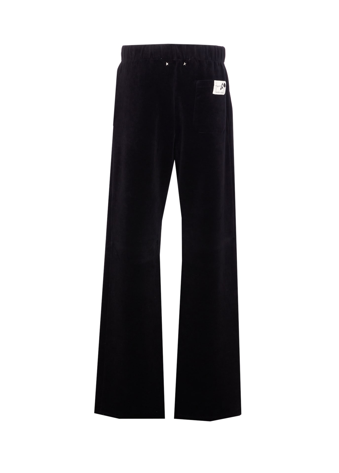 Golden Goose Cotton Wide-leg Trousers In Black