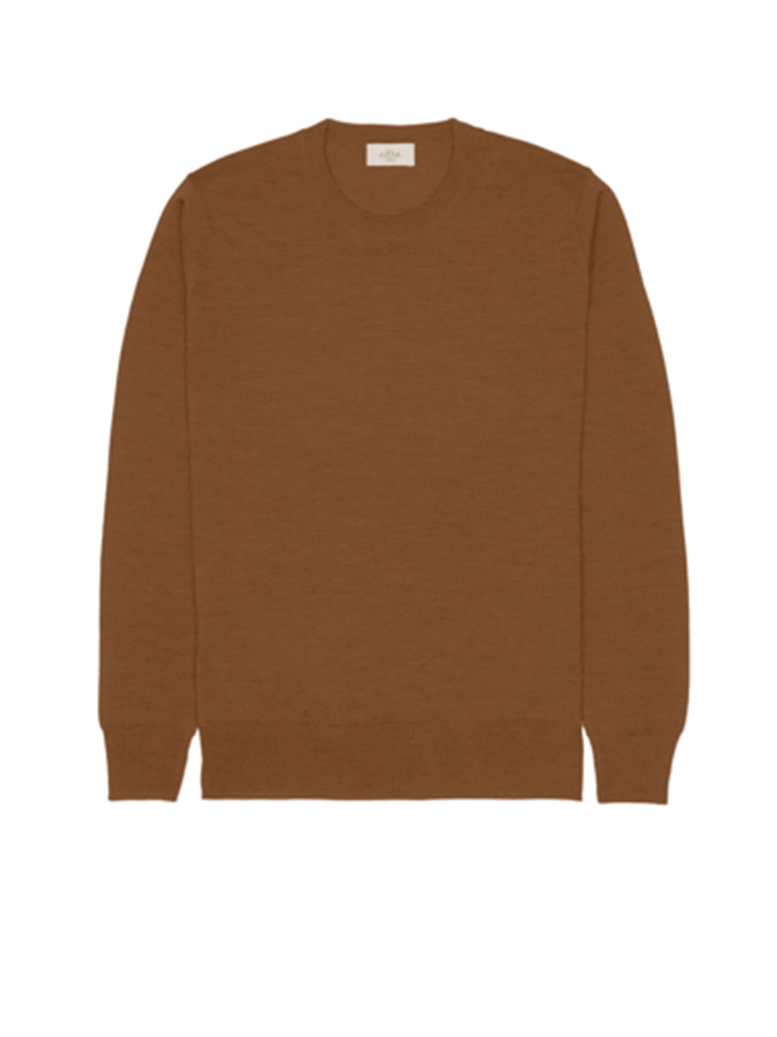 Mens Burnt Crewneck Sweater