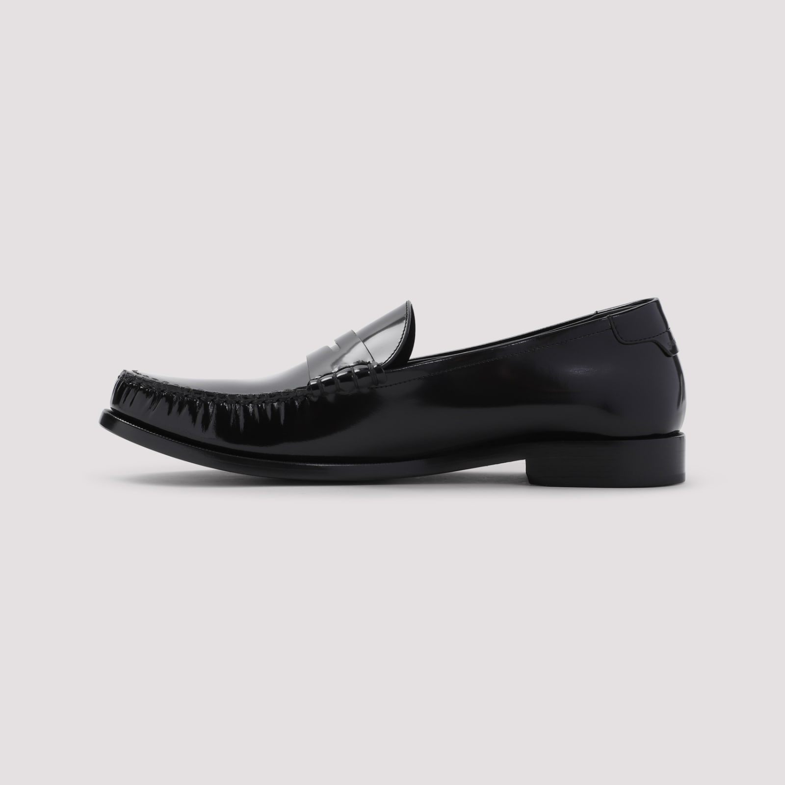 Shop Saint Laurent Le Loafer 15 Mocassin In Nero