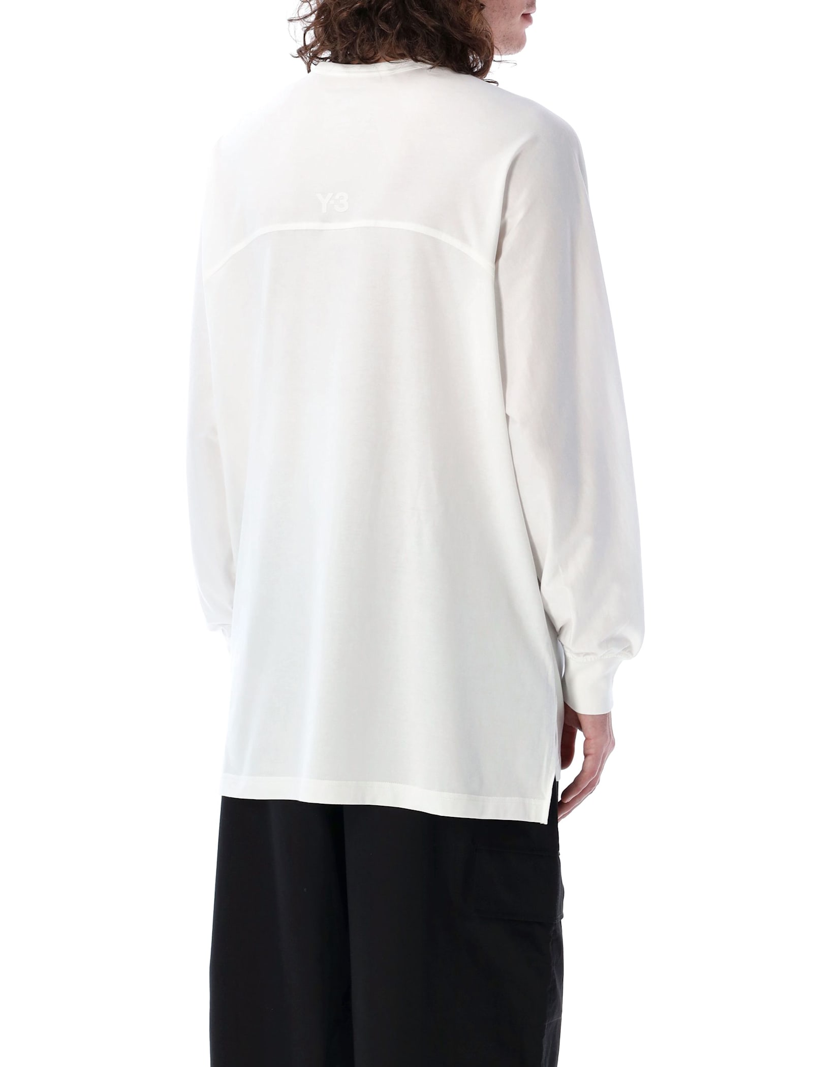 Y-3 Comfortable Cotton-blend T-shirt In White