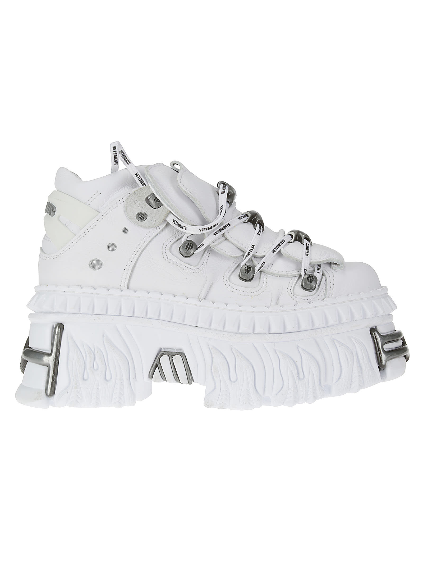 Vetements Xnewrock Platform Sneakers In White